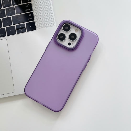 

For iPhone 13 PC Frosted Phone Case(Purple)
