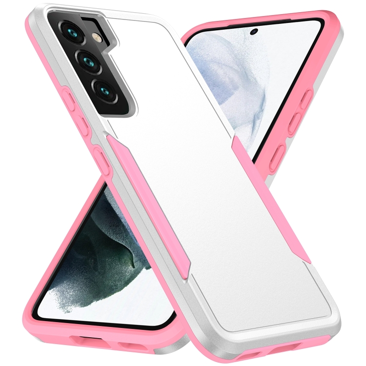 

For Samsung Galaxy S23 5G Pioneer Armor PC + TPU Phone Case(White)
