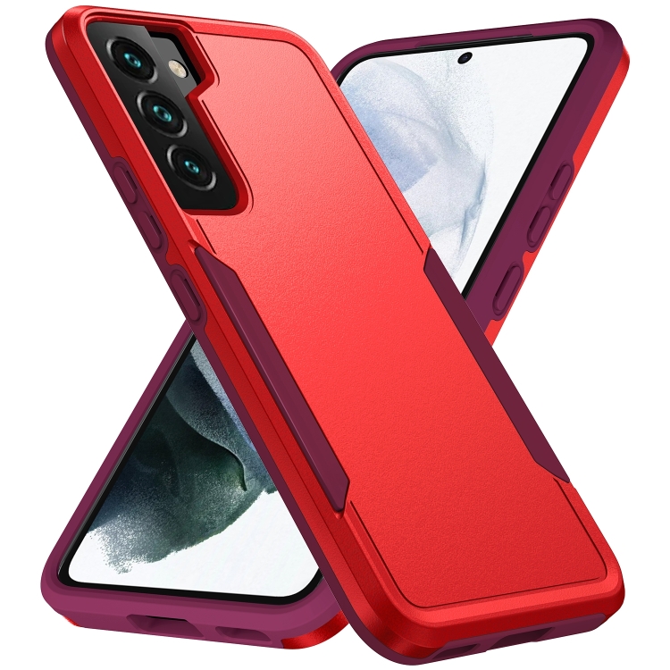 

For Samsung Galaxy S23+ 5G Pioneer Armor PC + TPU Phone Case(Red)