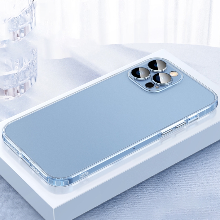 

For iPhone 14 Pro 2 in 1 Skin Feel Frosted Phone Case with Lens Film(Translucent)