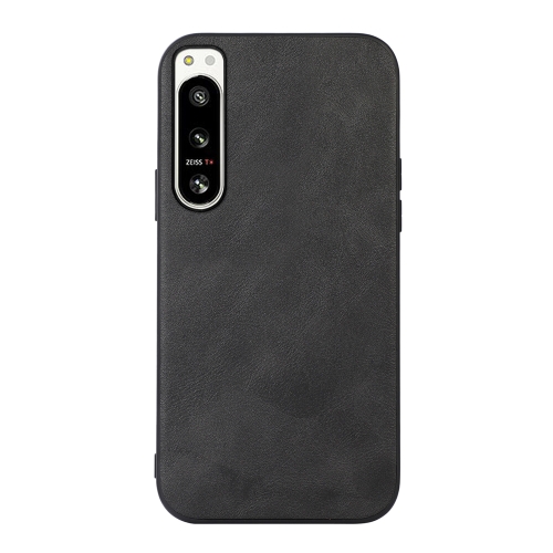 

For Sony Xperia 5 IV Cowhide Texture PU Phone Case(Black)