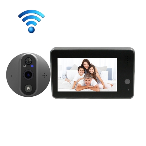 

SY-38 4.3 inch WIFI Doorbell Viewer Support Night Vision & Motion Detection & Remote Voice