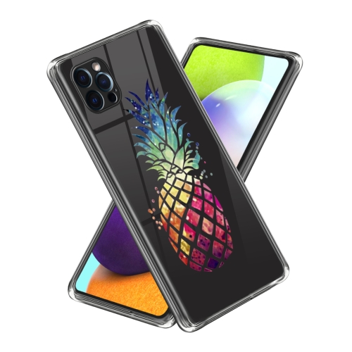 

For iPhone 13 Pro Laser IMD Pattern TPU Phone Case(Pineapple)