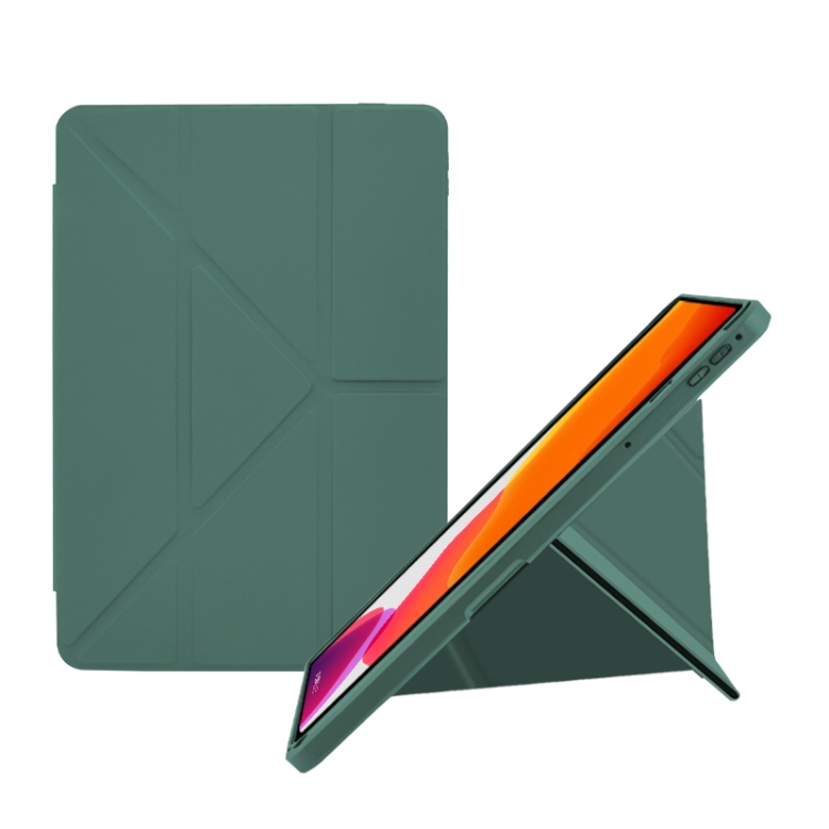 

For Samsung Galaxy Tab S8 Ultra 14.6 Acrylic 2 in 1 Y-fold Smart Leather Tablet Case(Emerald)