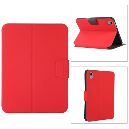 For iPad 10th Gen 10.9 2022 Magnetic Buckle Leather Tablet Case(Red)