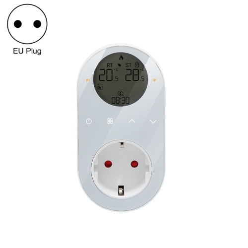 

BHT12-CW Plug-in LCD Thermostat With WiFi, EU Plug(White)