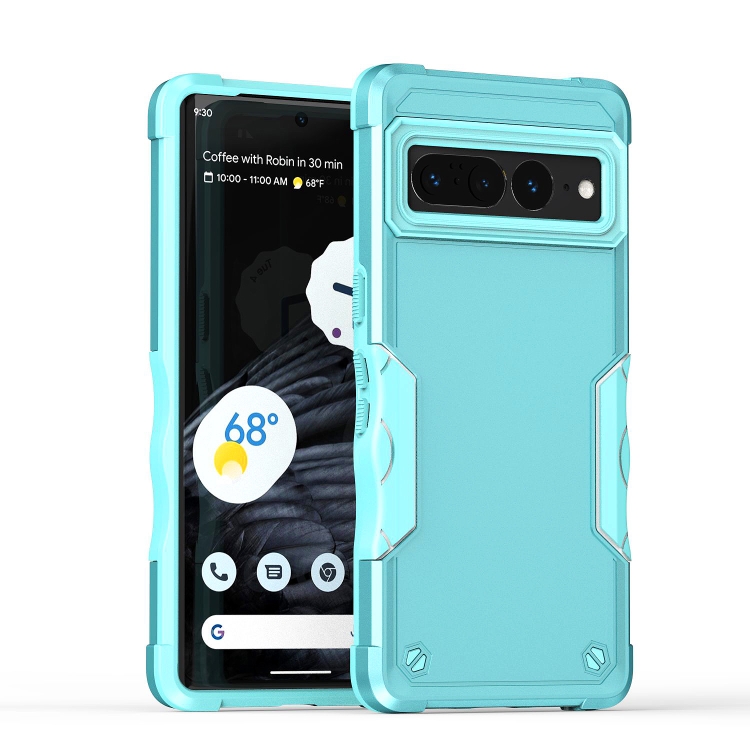 

For Google Pixel 7 Pro Non-slip Shockproof Armor Phone Case(Mint Green)
