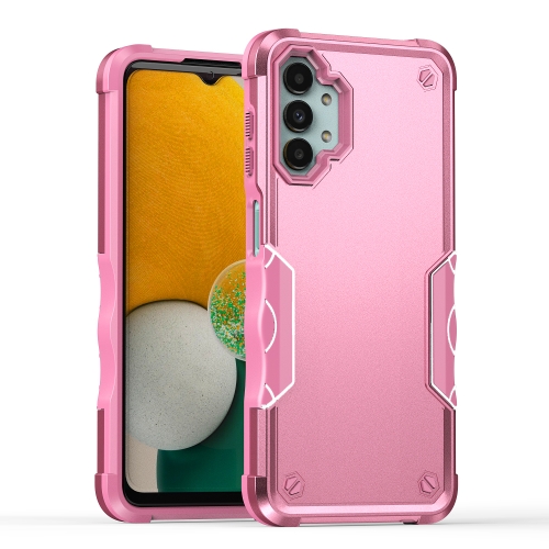 

For Samsung Galaxy M13 / A13 Non-slip Shockproof Armor Phone Case(Pink)