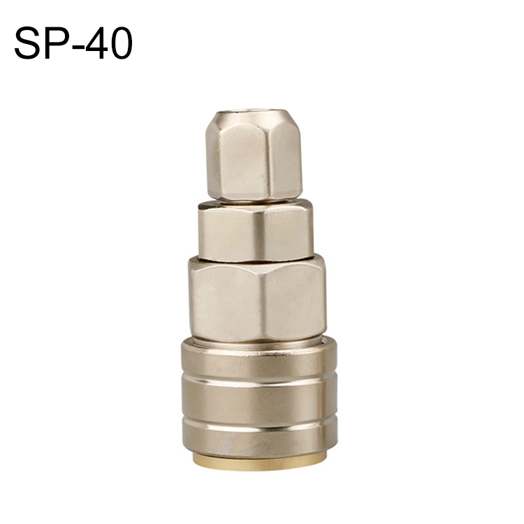 

LAIZE SP-40 10pcs C-type Self-lock Pneumatic Quick Fitting Connector