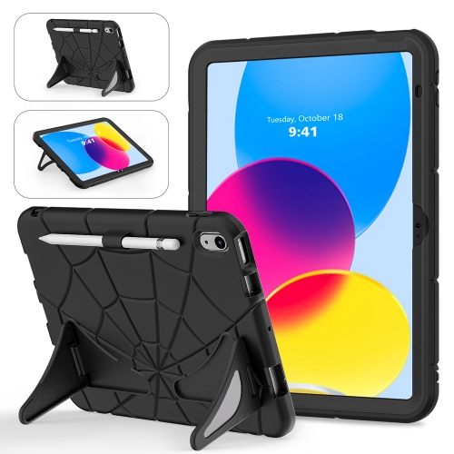 For iPad 10th Gen 10.9 2022 Silicone + PC Shockproof Protective Tablet Case(Black)
