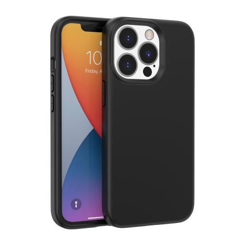 

For iPhone14 Plus Rubber Oil Surface Phone Case(Black)