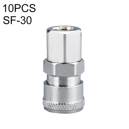 

LAIZE SF-30 10pcs C-type Self-lock Air Tube Pneumatic Quick Fitting Connector