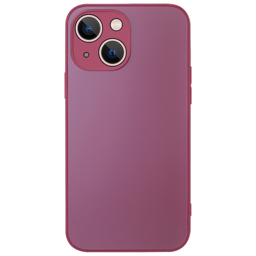 

For iPhone 14 AG Frosted Sweatproof Shockproof Phone Case(Plum Purple)