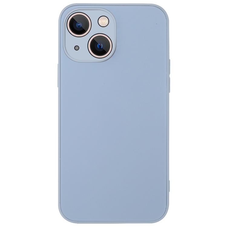 

For iPhone 13 AG Frosted Sweatproof Shockproof Phone Case(Sierra Blue)
