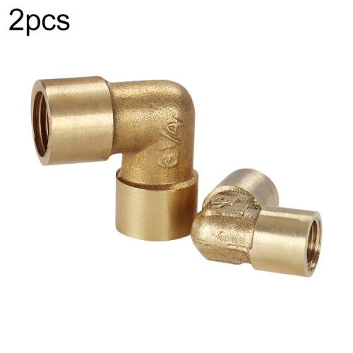 

LAIZE 10pcs Internal Thread Plumbing Copper Pipe Fittings, Caliber:1 Point(Elbow)