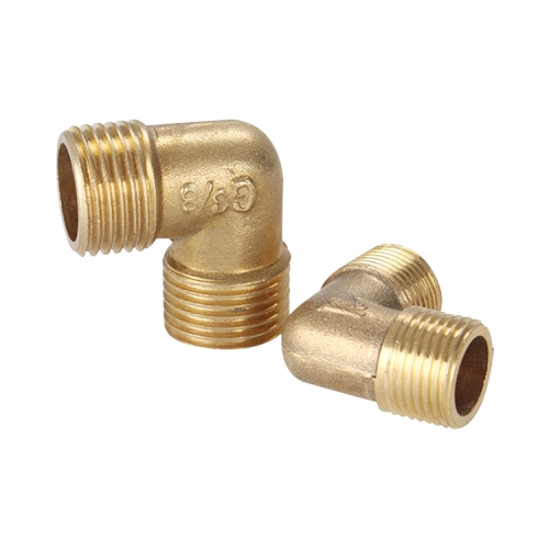 

LAIZE External Thread Plumbing Copper Pipe Fittings, Caliber:3 Point(Elbow)