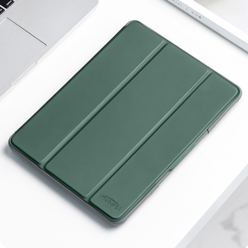 

For iPad 10th Gen 10.9 2022 Mutural PC + TPU Shockproof Leather Tablet Case(Green)