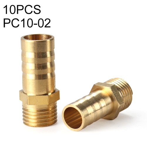 

PC10-02 LAIZE 10pcs Pneumatic Components Pagoda PC External Thread