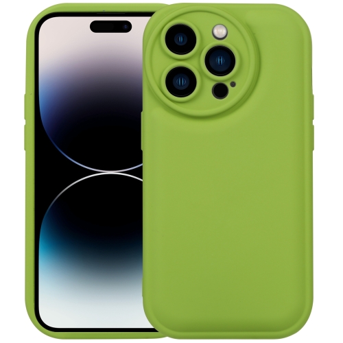 

For iPhone 11 Pro Max Liquid Airbag Decompression Phone Case(Grass Green)