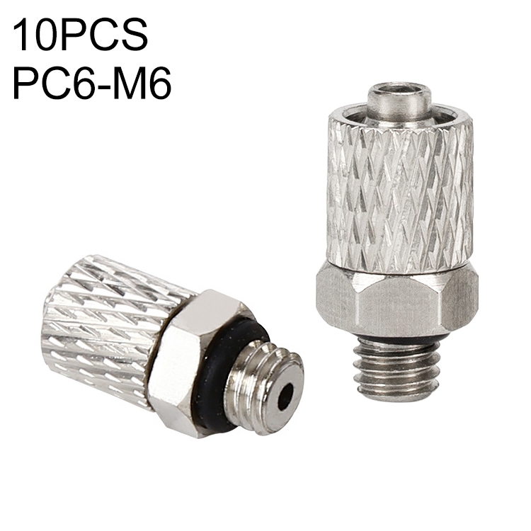 

PC6-M6 LAIZE 10pcs Micro Trachea Quick Connector