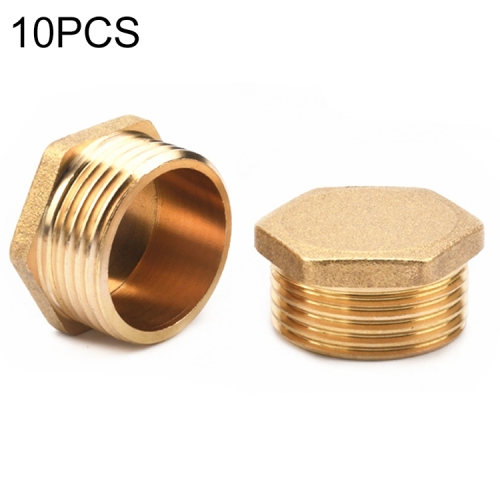 

LAIZE 10pcs Hexagon Plug Male Thread, Caliber:3 Point