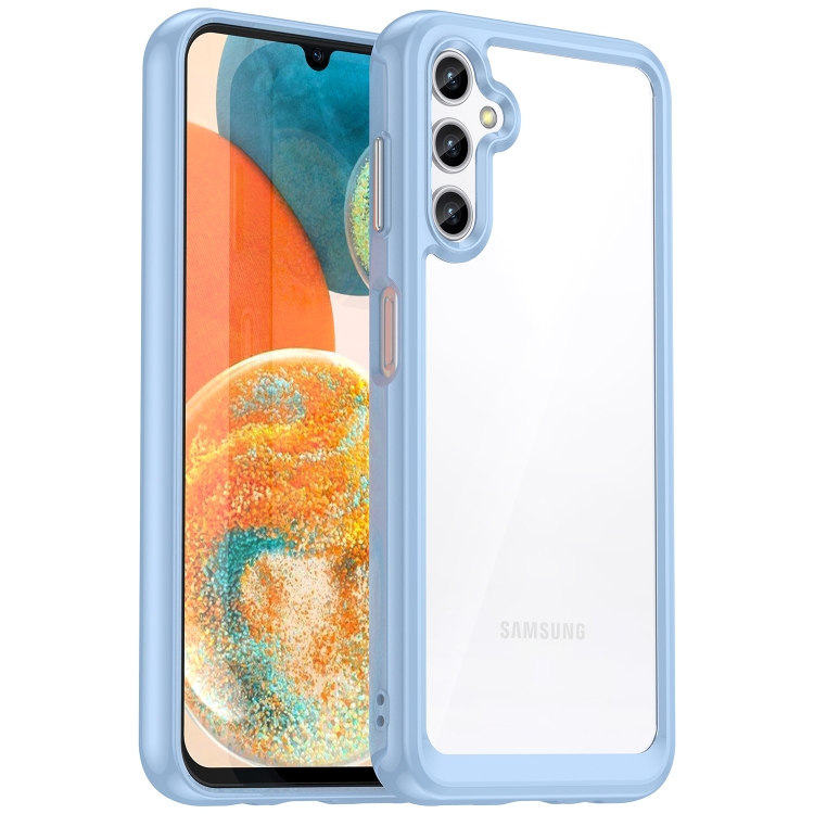 

For Samsung Galaxy A14 5G Colorful Series Acrylic + TPU Phone Case(Blue)