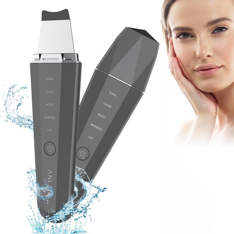 

ANLAN Low Noise IPL Ultrasonic Vibration Facial Skin Scrubber(Grey)