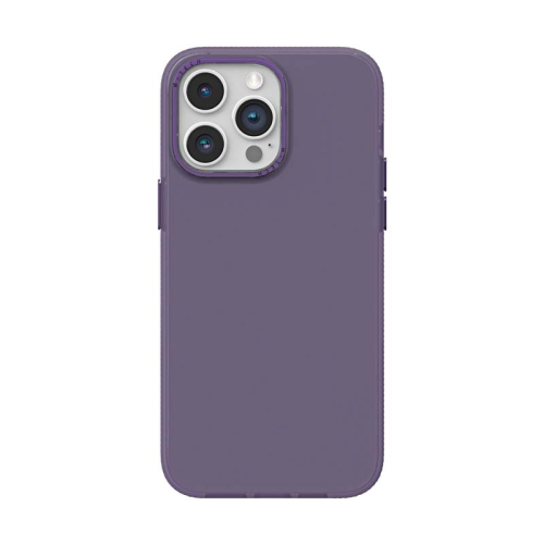 

For iPhone 14 4D Invisible Frosted PC Phone Case(Purple)