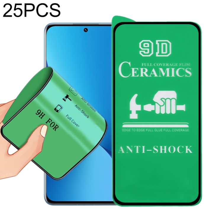 

For Xiaomi 13 25pcs 9D Full Screen Full Glue Ceramic Film