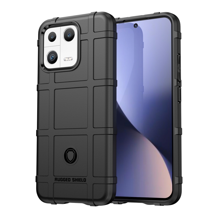 

For Xiaomi 13 Full Coverage Shockproof TPU Phone Case(Black)