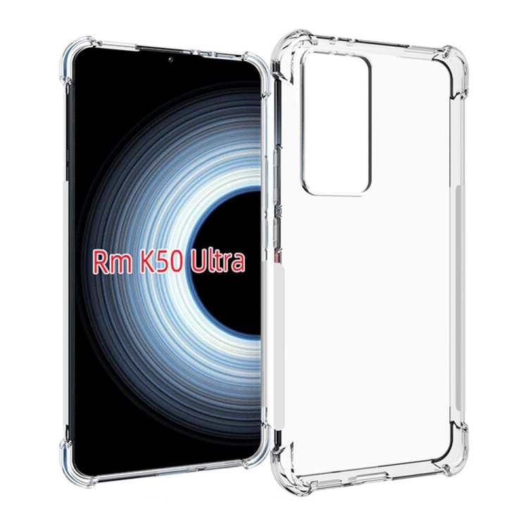 

For Xiaomi 12T / 12T Pro / Redmi K50 Ultra Shockproof Non-slip Thickening TPU Phone Case(Transparent)