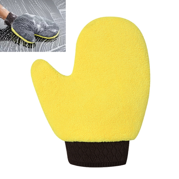 

Soft Coral Fleece Motorcycle Car Cleaning Gloves