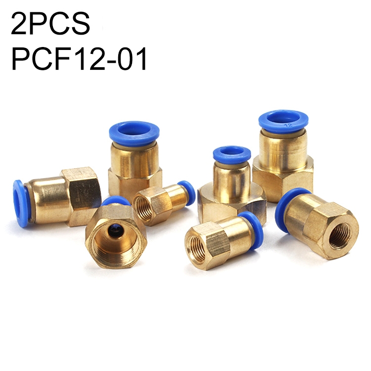 

PCF12-01 LAIZE 10pcs Female Thread Straight Pneumatic Quick Connector
