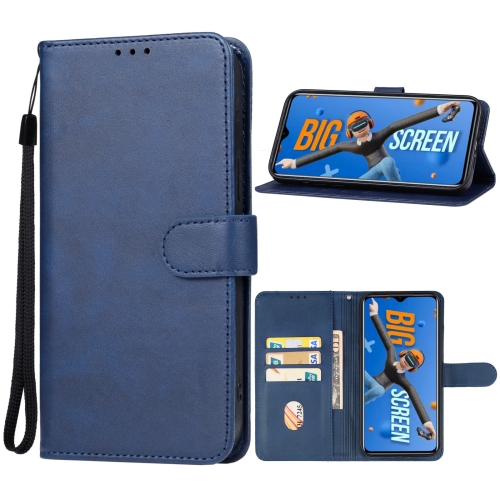 

For Infinix Hot 12 India X689F Leather Phone Case(Blue)