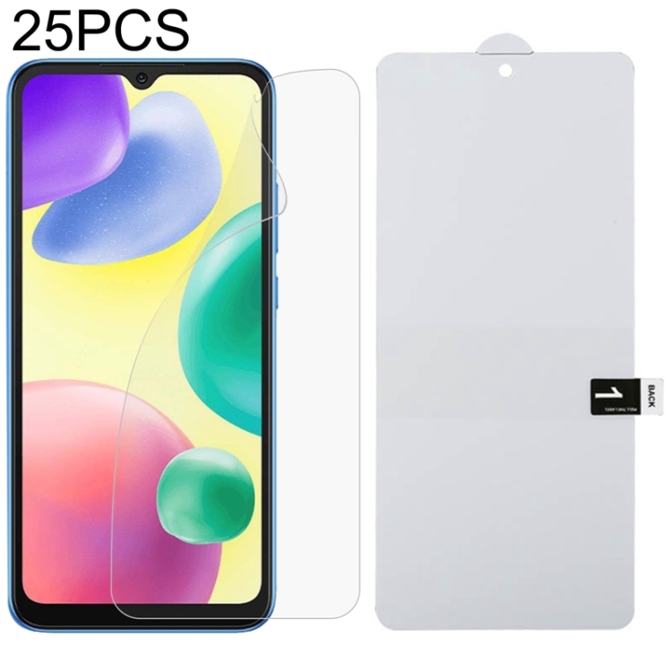 

For Xiaomi Redmi 11A 25pcs Full Screen Protector Explosion-proof Hydrogel Film