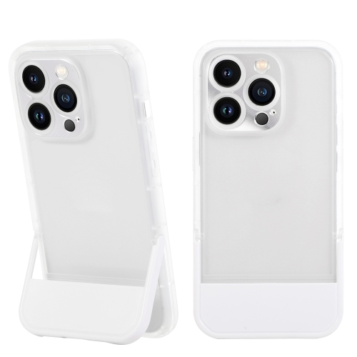 

For iPhone 12 Invisible Holder Phone Case(White)