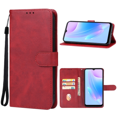 

For Blackview A52 Leather Phone Case(Red)