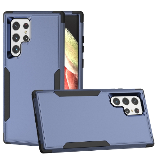 

For Samsung Galaxy S23 Ultra 5G TPU + PC Shockproof Phone Case(Royal Blue+Black)
