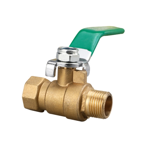 

LAIZE Pneumatic Hose Connector Thickened Brass Ball Valve, Size:Inside and Outside 2 Point 3/8 inch