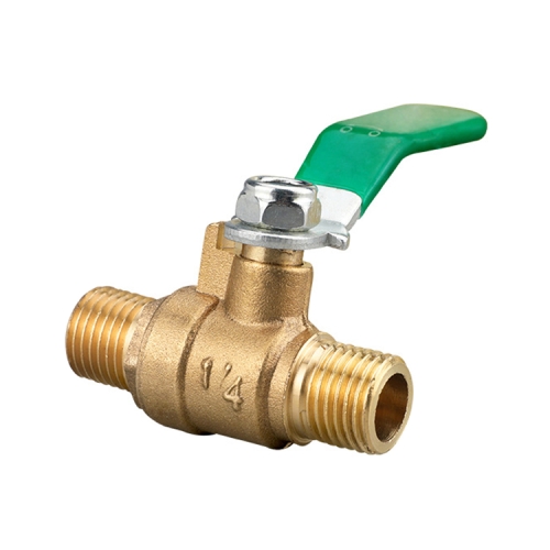 

LAIZE Pneumatic Hose Connector Thickened Brass Ball Valve, Size:Double Outside 2 Point 1/4 inch