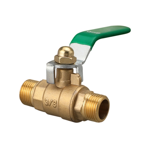 

LAIZE Pneumatic Hose Connector Thickened Brass Ball Valve, Size:Double Outside 3 Point 3/8 inch