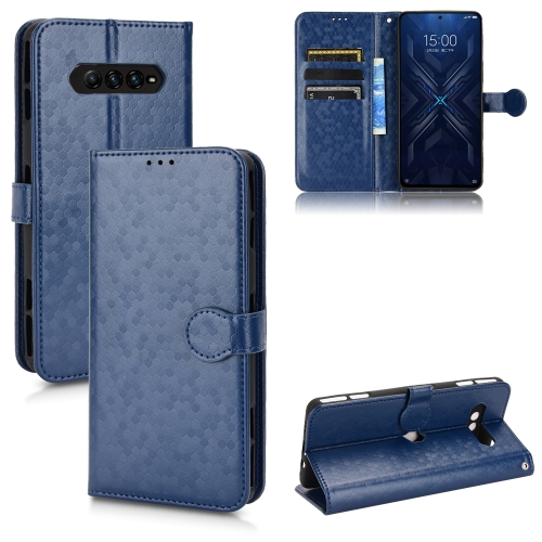 

For Xiaomi Black Shark 4 / 4 Pro Honeycomb Dot Texture Leather Phone Case(Blue)
