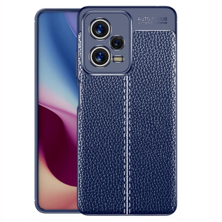 

For Xiaomi Redmi Note 12 Pro 5G / Note 12 Pro 5G Speed / Poco X5 Pro Litchi Texture TPU Phone Case(Blue)