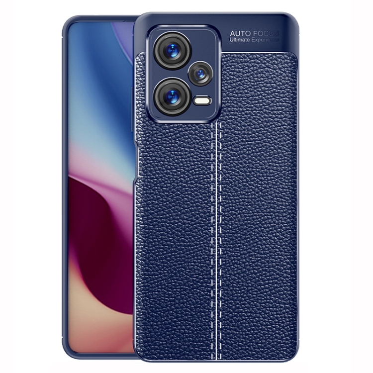 

For Xiaomi Redmi Note 12 Pro+ China Litchi Texture TPU Phone Case(Blue)