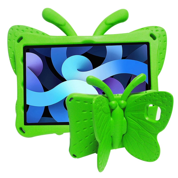 

For Samsung Galaxy Tab A8 10.5 Butterfly Bracket Kids EVA Shockproof Tablet Case(Green)