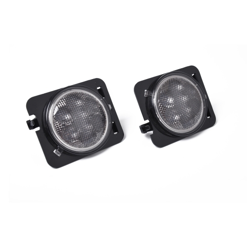 

A1370 1 Pair For Jeep Wrangler JK 2007-2017 Front LED Turn Signal Light Fender Side Light