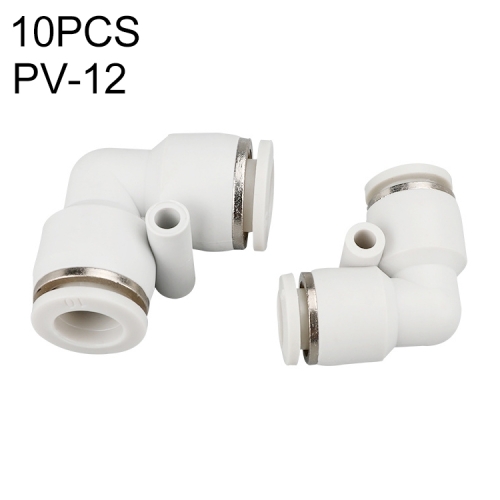 

PV-12 LAIZE 10pcs PV Elbow Pneumatic Quick Fitting Connector