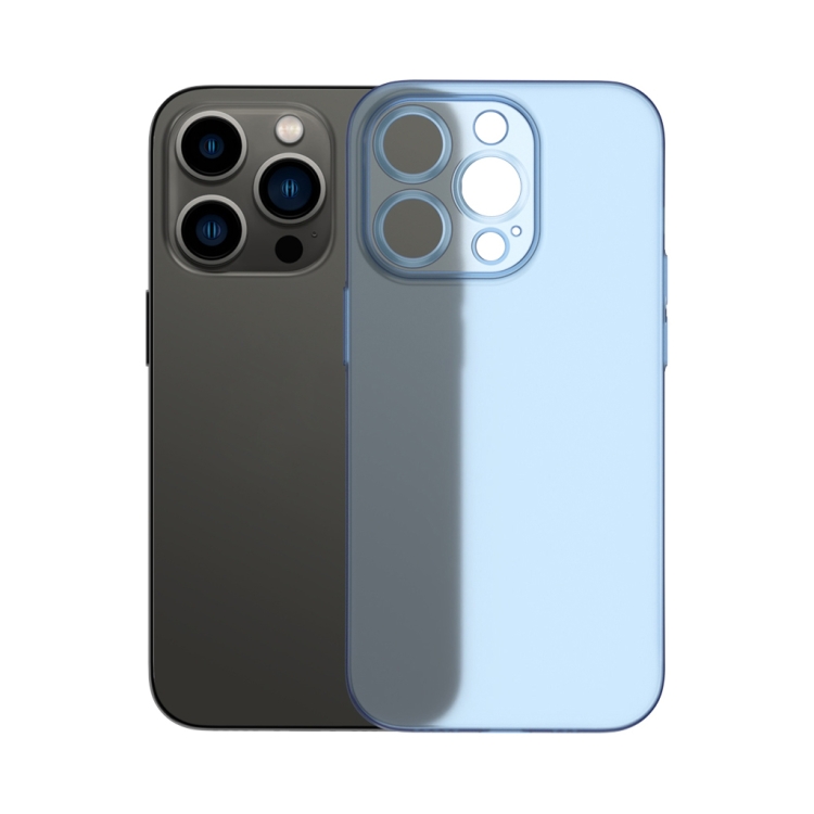 

For iPhone 14 Plus Ultra-thin Micro Frosted Heat Dissipation Phone Case(Sierra Blue)