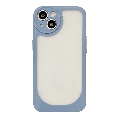 

For iPhone 14 Pro Clear Acrylic Soft TPU Phone Case(Blue)