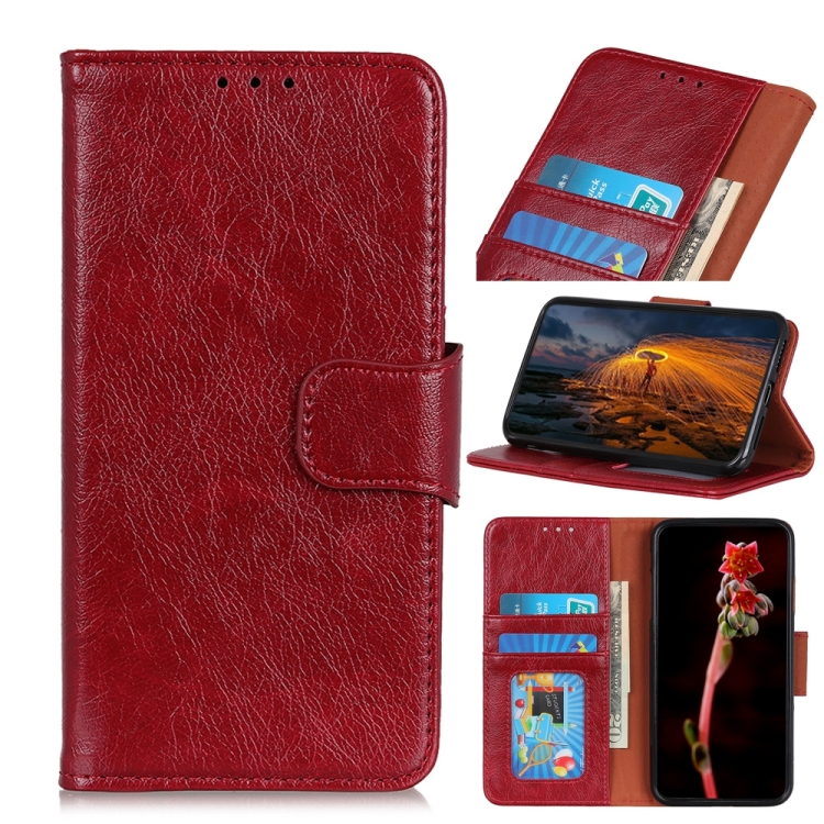 

For Xiaomi Redmi Note 12 5G Nappa Texture Leather Phone Case(Red)